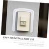 Mipcase Waterproof Doorbell Cover for Access Control and Attendance Machines Sturdy Plastic Weatherproof Design for Home Use view 4
