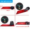 1280 * 720 Pixel Third Roof Brake Lamp Car Backup Camera Replacement for Ford Transit Custom 2012-2016 Dritte 3 Reverse Parking Camera Waterproof Night Vision+4.3" Reverse Mirror view 4