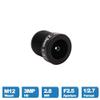 HD3 Megapixel CCTV Lens 2.8mm M12 Interface 1/2.7 Inch F2.5 115 Wide Angle for AHD Camera IP Security Camera view 3