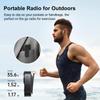 MI06 Portable Pocket Mini FM Radio with Clip, 2*AAA Batteries Operated view 3