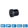 Fisheye CCTV Lens 1.8mm Wide Viewing Angle 170 Degree HD 3MP M12 Interface F2.0 1/3 Inch for Surveillance Security Camera view 2