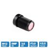 Lens M12 Interface 5MP 3.6mm with 650nm IR Filter 1/2.5" F3.0 for Surveillance Security Cameras view 3