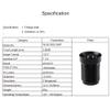 Lens M12 Interface 5MP 3.6mm with 650nm IR Filter 1/2.5" F3.0 for Surveillance Security Cameras view 4