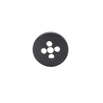 CCTV Accessories Metal Button for Phinhole Lens with Screw Mounting Hole, Size 6.4mm*P0.5 Diameter 11.1mm