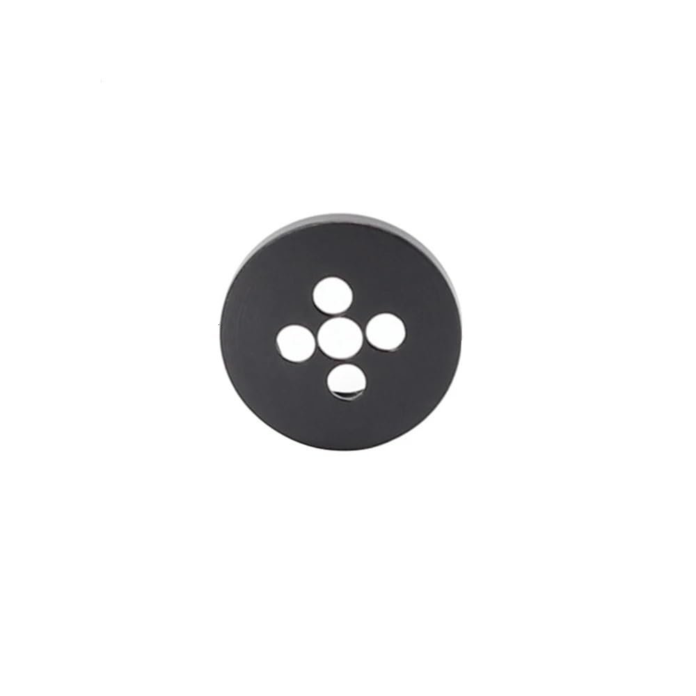 CCTV Accessories Metal Button for Phinhole Lens with Screw Mounting Hole, Size 6.4mm*P0.5 Diameter 11.1mm