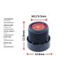 Distortion-Free Lens 6mm 5MP M12 Mount 1/2.5 inch F2.4 with 650nm IR Filter Lens for face Recognition Camera view 4