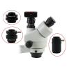 JOEBO Microscope Kit Simul Focal Trinocular Stereo Microscope, 0.3X 0.5X Mount Lens Adapter Microscope Lens Adapters(1X) view 2