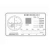 Microscope Kit PET Comparison Card Microscope Micrometer Calibration Ruler Point Gauge Measuring Soft Ruler Measurement Tool Microscope Lens Adapters(A) view 1