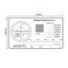 Microscope Kit PET Comparison Card Microscope Micrometer Calibration Ruler Point Gauge Measuring Soft Ruler Measurement Tool Microscope Lens Adapters(A) view 2