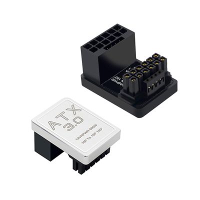 ATX 3.0 16 Pin GPU Power Connector 12VHPWR Extension 180 Angled Turning Connector for RTX 3090Ti 4070Ti 4080 Graphic Card GPU