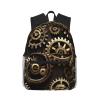 QHWLR Cool Steampunk Gears print Lightweight and comfortable backpack Casual Laptop Backpack for Travel Hiking view 1