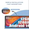 BOVUGAC [2 Pack] Screen Protector for XGODY 11 Inch Android Tablet Tempered Glass Film, Screen Protector for XGODY 11 Inch Tablet 2024 Anti-Scratch,Sensitive,9H Hardness view 2