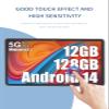 BOVUGAC [2 Pack] Screen Protector for XGODY 11 Inch Android Tablet Tempered Glass Film, Screen Protector for XGODY 11 Inch Tablet 2024 Anti-Scratch,Sensitive,9H Hardness view 3