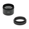 Microscope Kit 0.5X 0.7X 2X 1x Binocular Trinocular Microscope Stereo Microscope Auxiliary Objective Lens Barlow Lens Increase Working Distance Microscope Lens Adapters(0.5X 1X) view 1