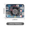 SZZCNOX 5V5A PD Power Expansion Board for Raspberry Pi 5, Power Converter Expansion Board 12V to 5V Step-Down Power Supply Module with Cooling Fan (PD Power Conversion Module + Type-C Cable) view 2