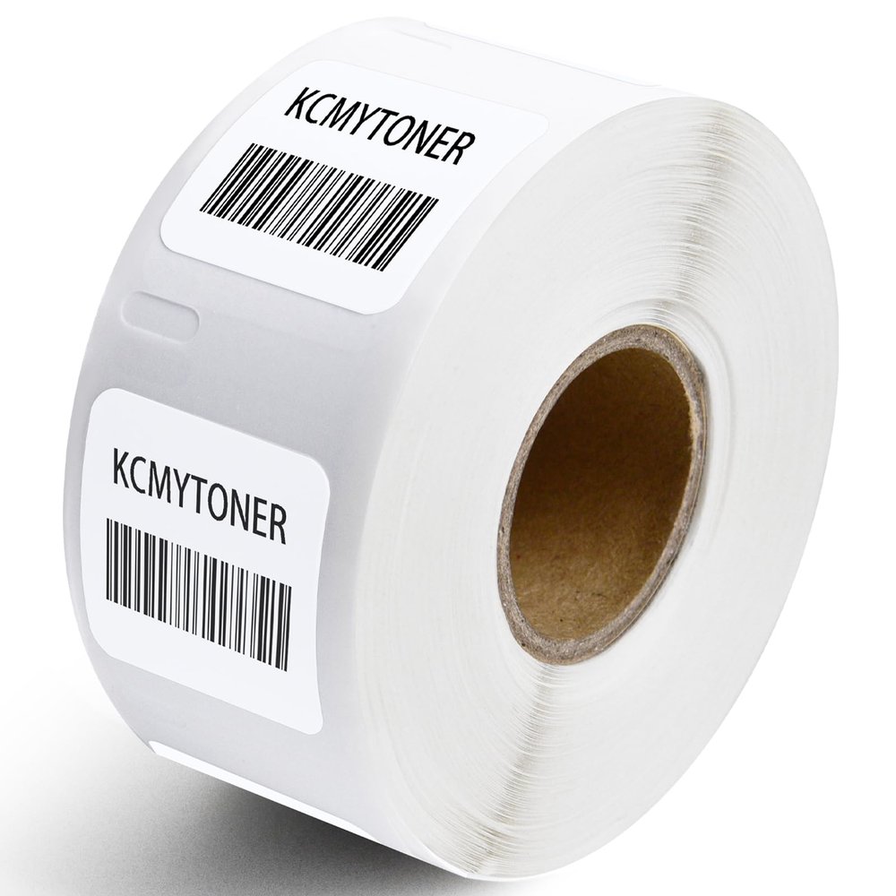KCMYTONER 100 Rolls (750 Labels/Roll) Compatible for DYMO 30332 1 in x 1 in Square Multipurpose Direct Thermal Labels for Labelwriter 450, 4XL and Zebra Desktop Printers