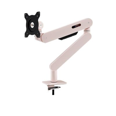 BEGWVDJTP Monitor Arm Desk Stand 17" - 34" Weight Up to 19.8 lbs (9 kg) Screen Stand Adjustable 360 Rotation(Pink)