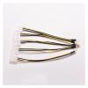 ACGTUY 20cm Adapter 5 Pcs 4-Pin Molex/IDE to 3-Pin CPU Case Fan Power Connector Cable 4 Pin to 3 Pin view 3