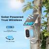 ANRAN 4G LTE Cellular Solar Security Camera Wireless Outdoor, 2K No WiFi Solar Powered Security Camera, 2 Way Audio, Smart Motion Detection, Color Night Vision, IP66, White (32GB & SIM Card Included) view 3