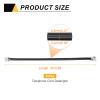 MECCANIXITY 2 Pack Telephone Cord, 9.8ft Phone Cable RJ12 6P6C Male to Male Straight Wired Handset Cord for Home, Office, Black view 2