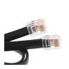 ACGTUY RJ11 RJ12 6P6C Data Cable, Male to Male Modular Data Cord Straight Wiring Pinout Telephone Handset Voice Extension Cable(197in) view 3