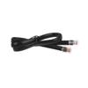 ACGTUY RJ11 RJ12 6P6C Data Cable, Male to Male Modular Data Cord Straight Wiring Pinout Telephone Handset Voice Extension Cable(197in) view 4