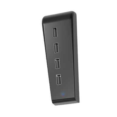 Vaguelly Port USB Hub for Extension Cord Adhesive Back Port USB Splitter Adapter