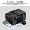 NovelGoal 80M Waterproof Camera Dive Case with 1/4 Screw Hole & Cold Shoe, Underwater Diving Protective Housing Shell Compatible with Action5Pro/4/3 (2-Card Mount Base) view 3