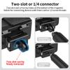 NovelGoal 80M Waterproof Camera Dive Case with 1/4 Screw Hole & Cold Shoe, Underwater Diving Protective Housing Shell Compatible with Action5Pro/4/3 (2-Card Mount Base) view 4