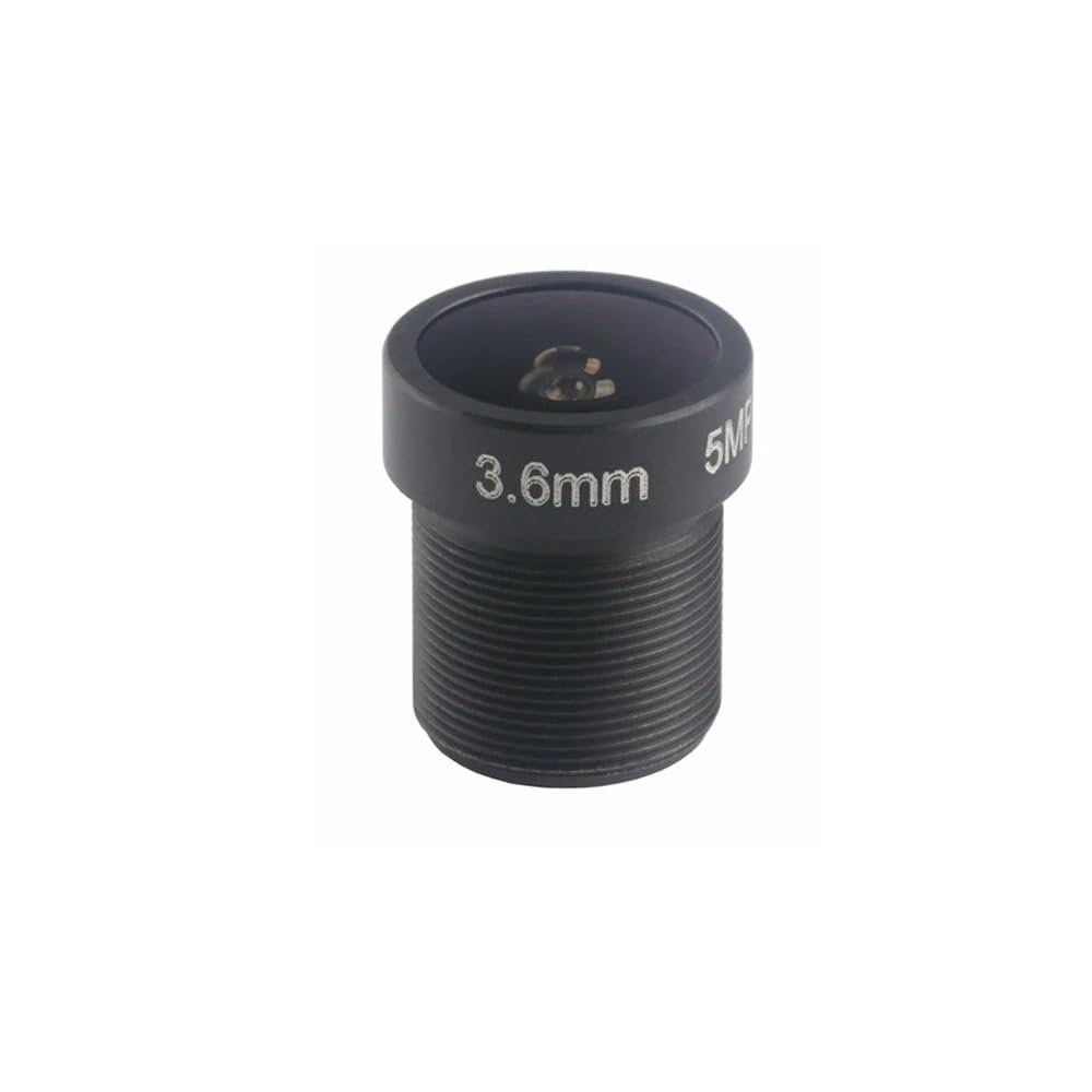 5MP CCTV Lens 3.6mm M12 Interface 1/2.5 Inch 110 Wide Angle Suitable for HD 1080P/4MP/5MP AHD Camera IP Security Camera