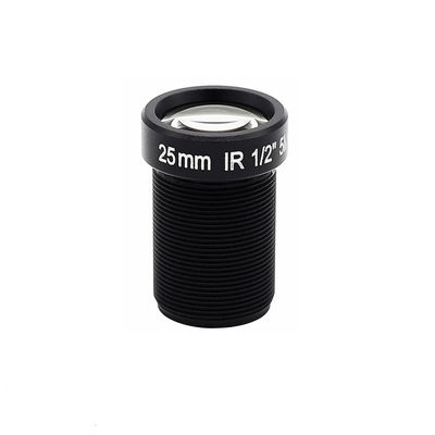 5MP CCTV Lens 25mm M12 Interface 1/2 Inch Long Distance Viewing Angle Suitable for 1080P/4MP/5MP AHD Camera IP Security Camera