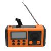 Yoidesu Emergency Radio, 10000mAh Solar Hand Crank Weather Radio, BT Speaker with DAB FM Broadcast and IPX6 for Outdoor Lighting and Power Backup (Orange) view 1