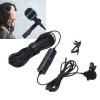 Akozon Lavalier On Microphone Superior Noise Reduction Cardioid Lapel Rotation for Recording Aluminum Alloy Black view 4