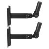 ZGUZMCMK 2 Pieces Speaker Wall Mount Metal Speaker Support Easy Installation Speakers Wall Stands for Home Theater Bedroom Living Room view 1