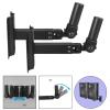 ZGUZMCMK 2 Pieces Speaker Wall Mount Metal Speaker Support Easy Installation Speakers Wall Stands for Home Theater Bedroom Living Room view 3
