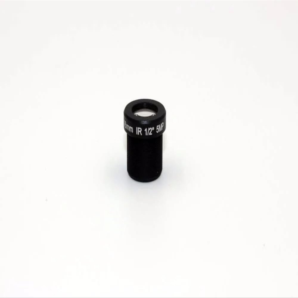 5MP Action Camera Lens 16mm M12 IR Filter 1/2 Inch Long Range Field of View