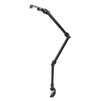 Akozon Articulating Arm Adjustable Desk Stand for Overhead Camera Mount 360 Ball Head C Clamp Aluminum