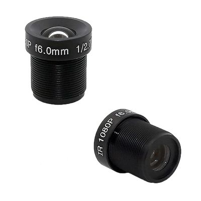 HD CCTV Lens 1080P 2.8/3.6/6mm Security Camera Lens M12 2MP Aperture F1.8, 1/2.5 Inch Image Format Surveillance Camera Lens(6mm Lens)