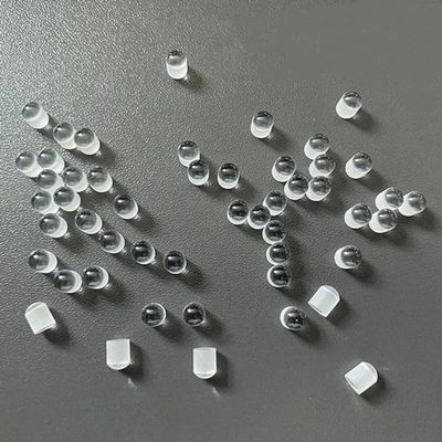 10pcs 4.9X6mm Optical Glass Projection Necklace Plano-Convex Cylindrical Lens Gift DIY
