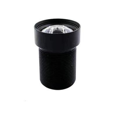 Distortion-Free Lens 4mm 5MP M12 Mount 1/2.5 Inch F2.8 with 650nm IR Filter Lens for Sports CCTV Cameras