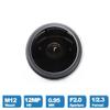 4K CCTV Lens M12 12MP 0.95MM 210 Degree Fisheye F2.0 1/2.3 Inch 650nm Infrared Aerial Photography Face Recognition Drone FPV Camera Lens view 3