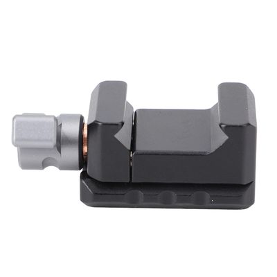 Akozon Camera Cage Rail Clamp Adapter Quick Release Aluminum Clamp for Camera Handle LED Light Display