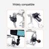 Akozon Camera Cage Rail Clamp Adapter Quick Release Aluminum Clamp for Camera Handle LED Light Display view 4