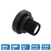 8MP 2.2mm CCTV Lens 1/2.5 inch IR Distortion-Free F1.8 M12 Interface with 650nm IR Filter view 2