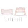 Router and Power Supply Holder, Wall Mount Router Bracket Suitable for Plastic Router and Power Supply Wall Mount Holder view 1