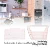 Router and Power Supply Holder, Wall Mount Router Bracket Suitable for Plastic Router and Power Supply Wall Mount Holder view 4