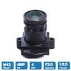 HD CCTV Camera Lens 4 Megapixels 4mm M12 Mount F2.0 with IR Cut Filter for IP Surveillance Security Cameras view 2