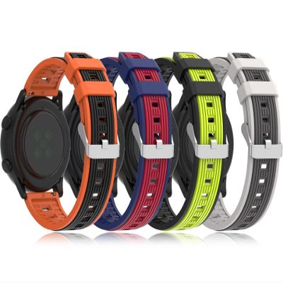 22mm Quick Release Silicone Watch Band for Garmin Vivoactive 4 / Forerunner 265 / Forerunner 255 / Venu 2 / Venu 3 Soft, Sweatproof Replacement Strap,4P