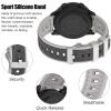 22mm Quick Release Silicone Watch Band for Garmin Vivoactive 4 / Forerunner 265 / Forerunner 255 / Venu 2 / Venu 3  Soft, Sweatproof Replacement Strap,4P view 3