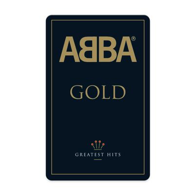 Yoto ABBA Gold - Kids Audio Card for Use with Player & Mini Allin1 Audio Player, ScreenFree Listening with Fun Festive Music for Playtime Travel & Holiday Parties, All Ages